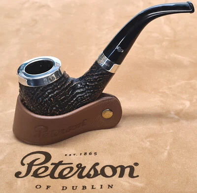 PETERSONS Peterson Grafton Leather Pipe Rest / Stand (Pipe not included)