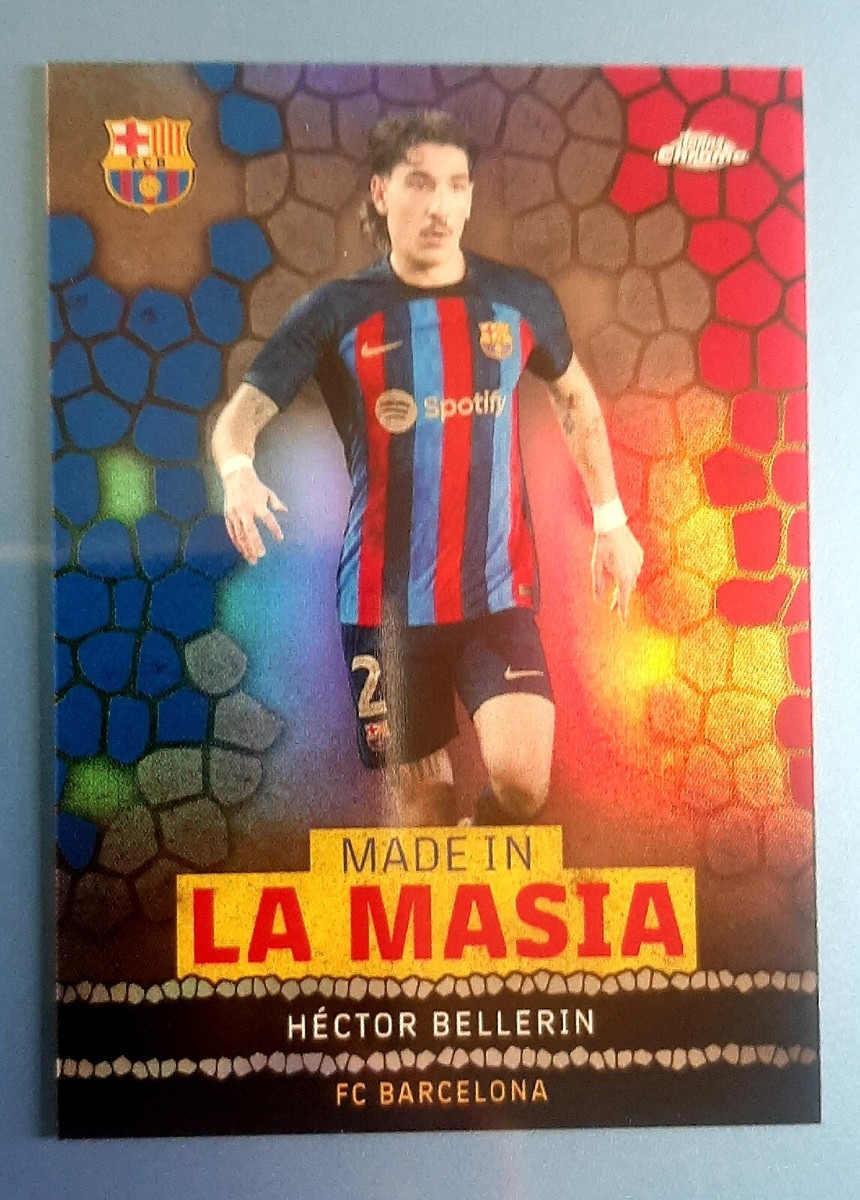 Hector Made In La Topps Chrome Barcelona 22/23