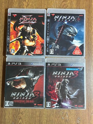 Ninja Gaiden Sigma 1 2 + 3 Razor's Edge PS3 Japan NTSC-J 4 Game Lot Tested Set