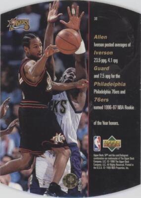 1997-98 SPx - Allen Iverson #30 | eBay