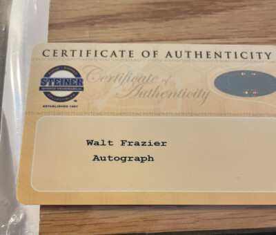 Walt Frazier Signed Auto Floor Steiner Autograph Knicks | eBay