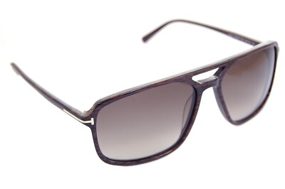 TOM FORD TERRY Mens Sunglasses TF332 50K 60mm Large Square BROWN