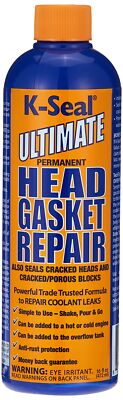 ST3501 Pour and Go Head Gasket Sealer 16oz Permanent Repair for Blown Head Ga...