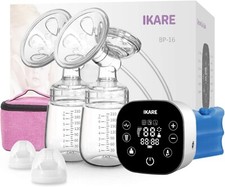 NEW IKARE Electric Double Breast Pump, Portable Electric Breast Pump