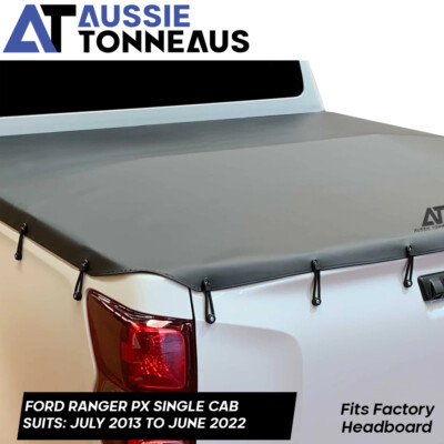 Ford Ranger Headboad Bunji Tonneau Cover for Ford PX Ranger Single Cab w/ Headboard (Jul 13 ...