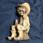 Shade Tree Creations  ●  Cowboy Poker Cheat Player Figurine  ●  1981  ●