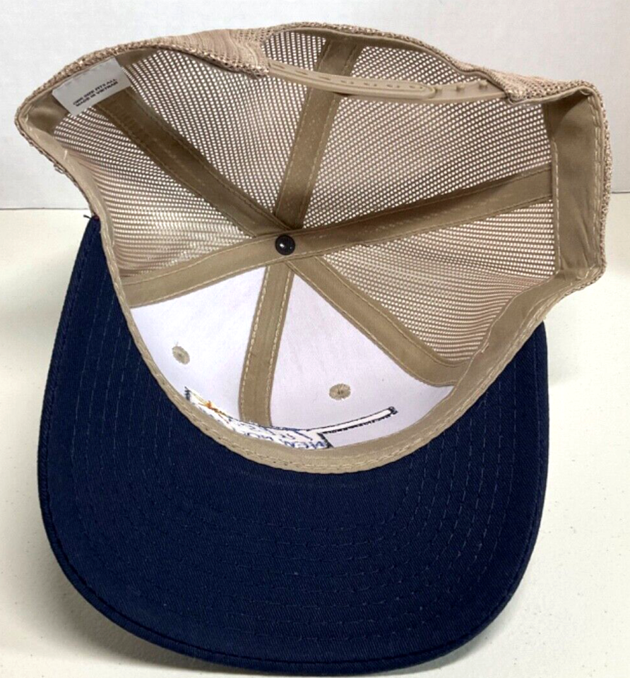 New Holland Men's Trucker Hat Tulsa New Snapback Embroidered Canvas