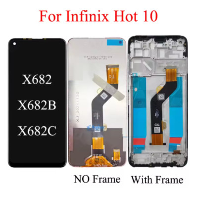 For Infinix Hot 10 X682B X682 X682C LCD Display Touch Screen Digitizer Assembly
