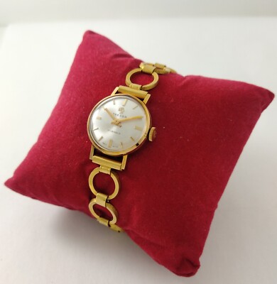Tressa 17 J. winding Women's Watch , Retro vintage 70's, Gold Pltd