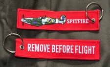 SPITFIRE embroidered keychain