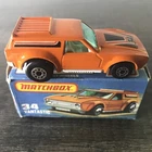Vintage MATCHBOX SUPERFAST No.34 VANTASTIC Orange 1:64 In Box