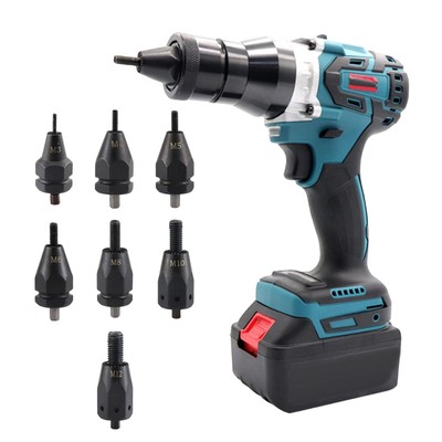 Makita Rivet Gun Attachment Cordless Riveting Drill Adapter Head