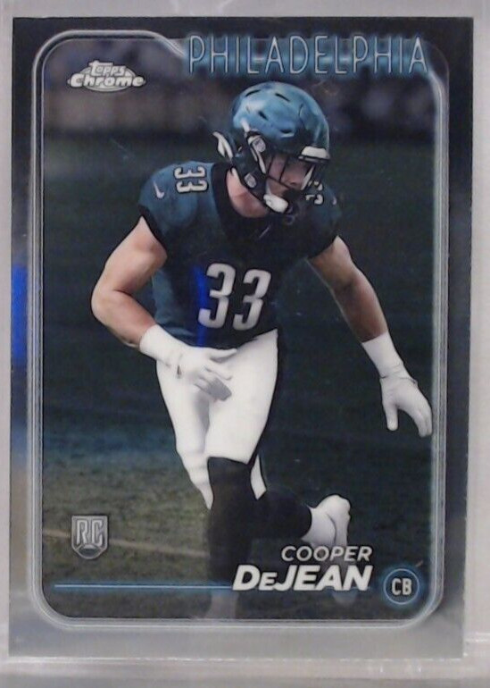 2024 TOPPS CHROME COOPER DEJEAN ROOKIE #232 EAGLES MSK