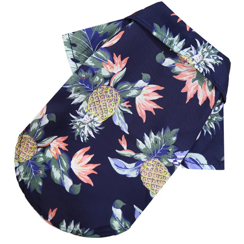 Discover Summer Pet Cat Dog T shirt Clothes Beach Style Shirt Vest for Puppy Chihuahua