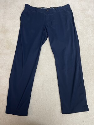 Nike Pants Mens 38 Blue Spandex Stretch Swoosh Dri Fit Golf