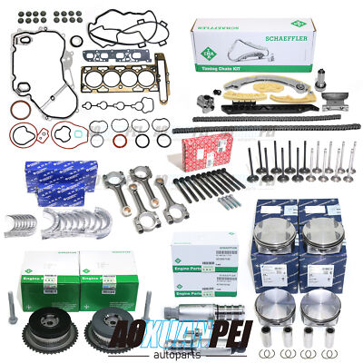 OEM Motor Überholung Umbau Kit &Timing Kettensatz für 10-17 Chevy Buick GMC 2.4L