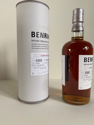 BenRiach Cask Edition 15 Jahre 2005/2020 59,8 % vol. 0,7 l. limitiert - Bild 3 von 5