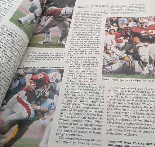 Sports Illustrated November 8 1982 John Elway First Cover Stanford - Picture 2 of 5