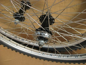 26 single speed wheelset