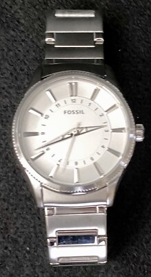 Worn Once FOSSIL Silver Dial Stainless Steel Watch PR-5369 