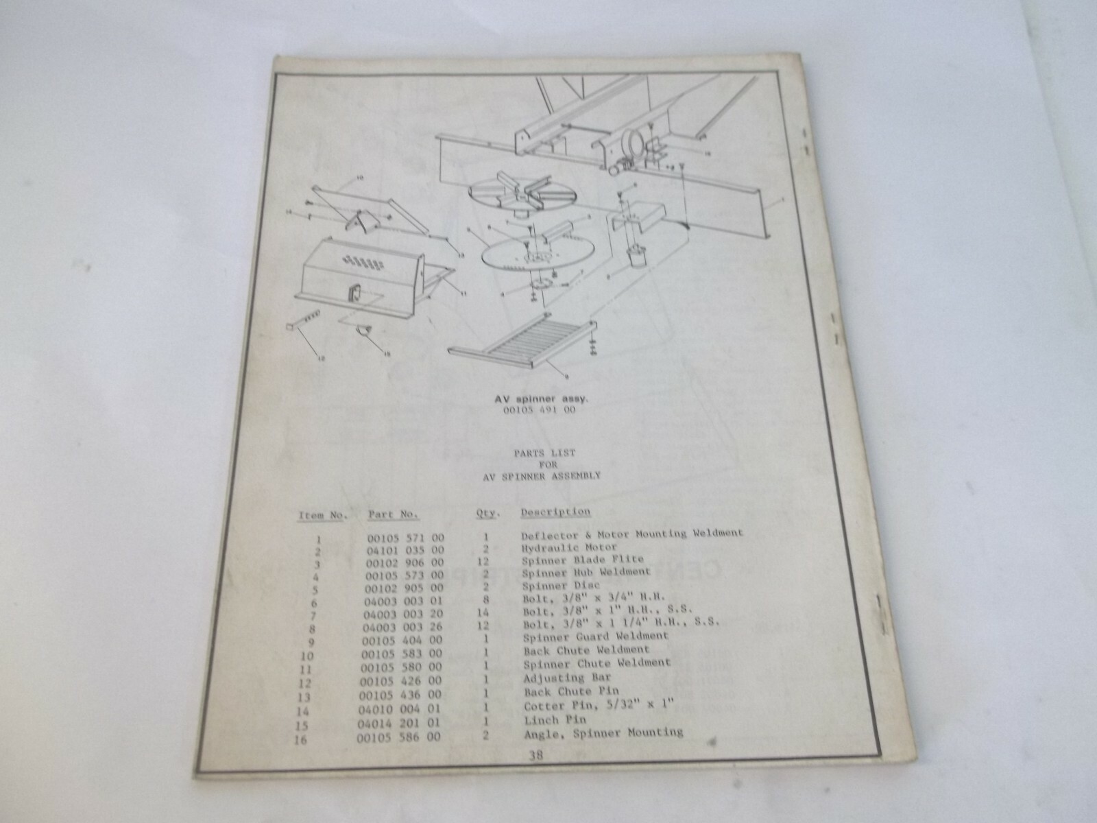 Swenson Spreader V Box Material Spreader EV Series Installation Operation Manual eBay