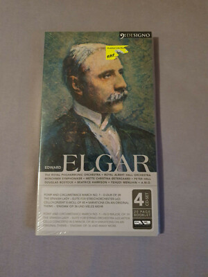 Edward Elgar; 4 CDs; Violinconcert H-Mol,; Enigma, Pomp and Circumstance, u. a.