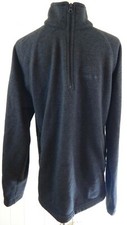 Disneyland Unisex Medium Sweatshirt Gray Mickey Fleece 1/2 Zip Better Sweater