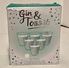 Fun Party Adult Pong Drinking Game by Fizz Creations Gin & Toss It NEW