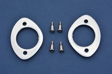 55 56 57 Chevy Nomad & Wagon License Lens Bezels with Special Screws *NEW*