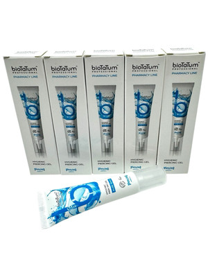 (299,90 /L) 5x bioTaTUM Hygienic PIERCING GEL TATTOO 100ml EU ALOE Pharmacy Line