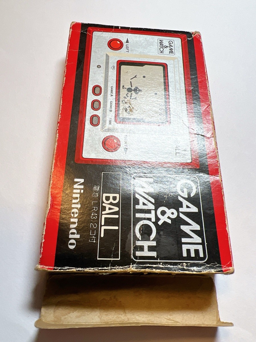 任天堂 GAME & WATCH BALL 1980年初期版 電池蓋なし NINTENDO GAME AND & WATCH ball 1980 Original Version w/ BOX Tested