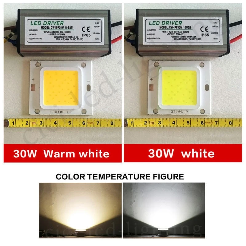 LED Chip Bulb 10W 20W 30W 50W 70W 100W Driver Power Waterproof Supply High - Image 4 of 4