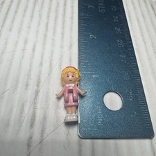 Vintage Bluebird 1992 Polly Pocket Stamping School Playset Doll Figure