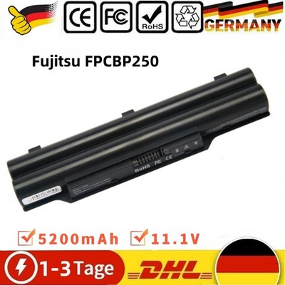 FPCBP250 Akku Für FUJITSU LifeBook AH530 AH531 A512 CP477891-01 FMVNBP186 DE