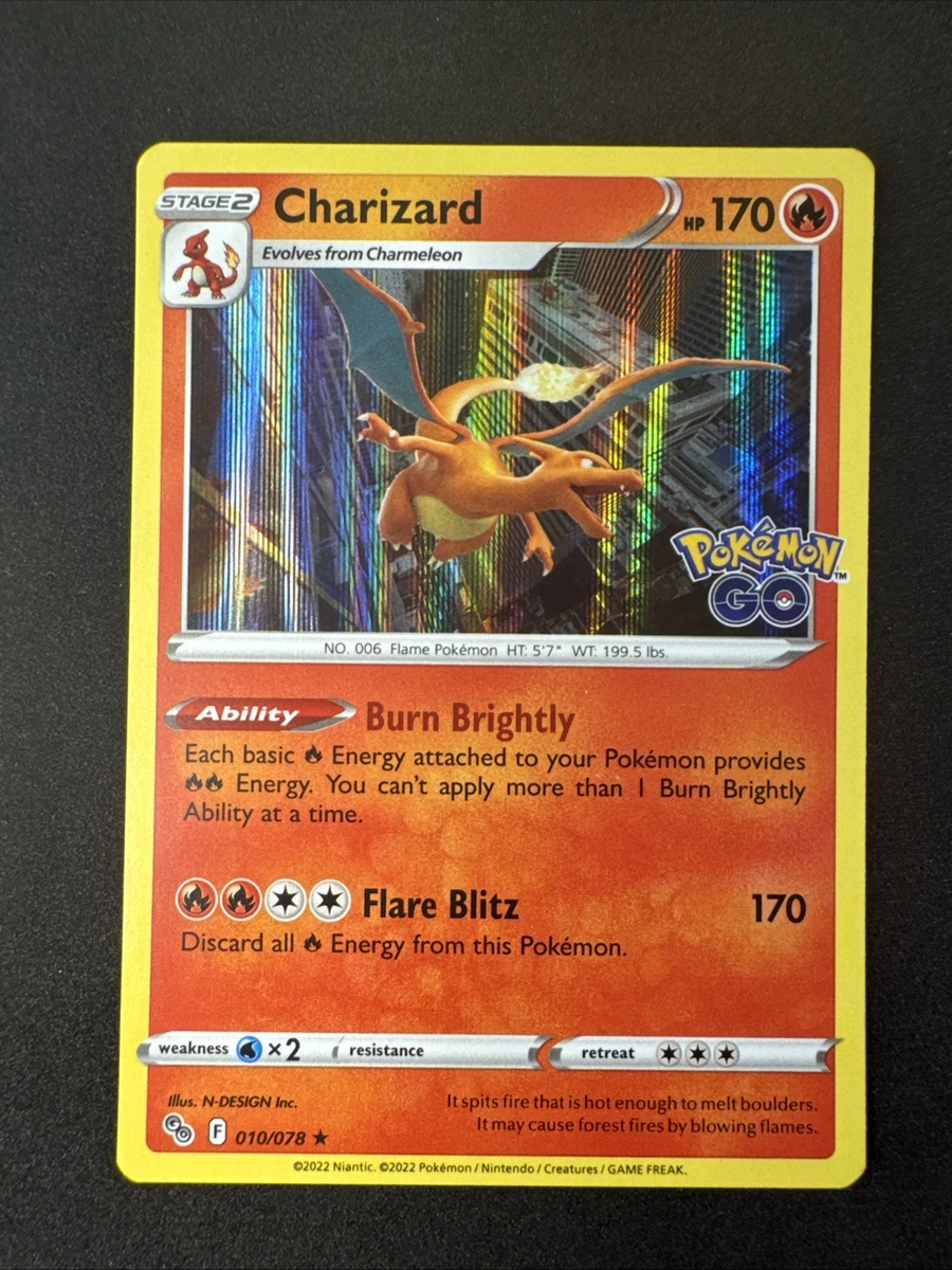 2022 ポケモン GO チャリザード-Holo #010 Charizard 010/078 Pokémon GO for sale | eBay