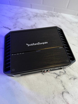 #ad Rockford Fosgate Punch P400X4 400W 4 Channel Amp Open Box Birth Sheet $275.00
