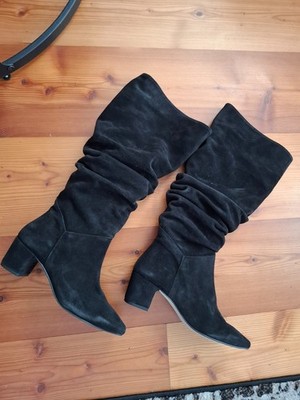 Stiefel Heine Gr. 38 Widlleder schwarz NEU Blockabsatz