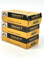 Kodak Kodacolor II Color Negative Film C126-12 Expired Lot Of 3