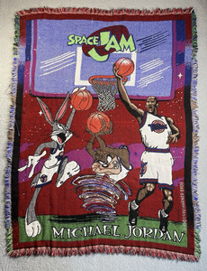 【and】スペースジャム マイケル・ジョーダン ブランケット Space Jam Blanket | eBay