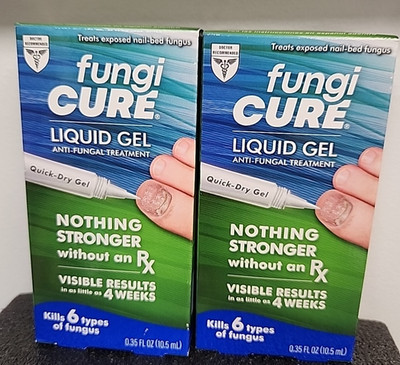 Fungicure LIQUID GEL ANTI-FUNGAL Kills 6 Types Of Fungus/ 2 Tubes 0.35 Fl. Oz ea