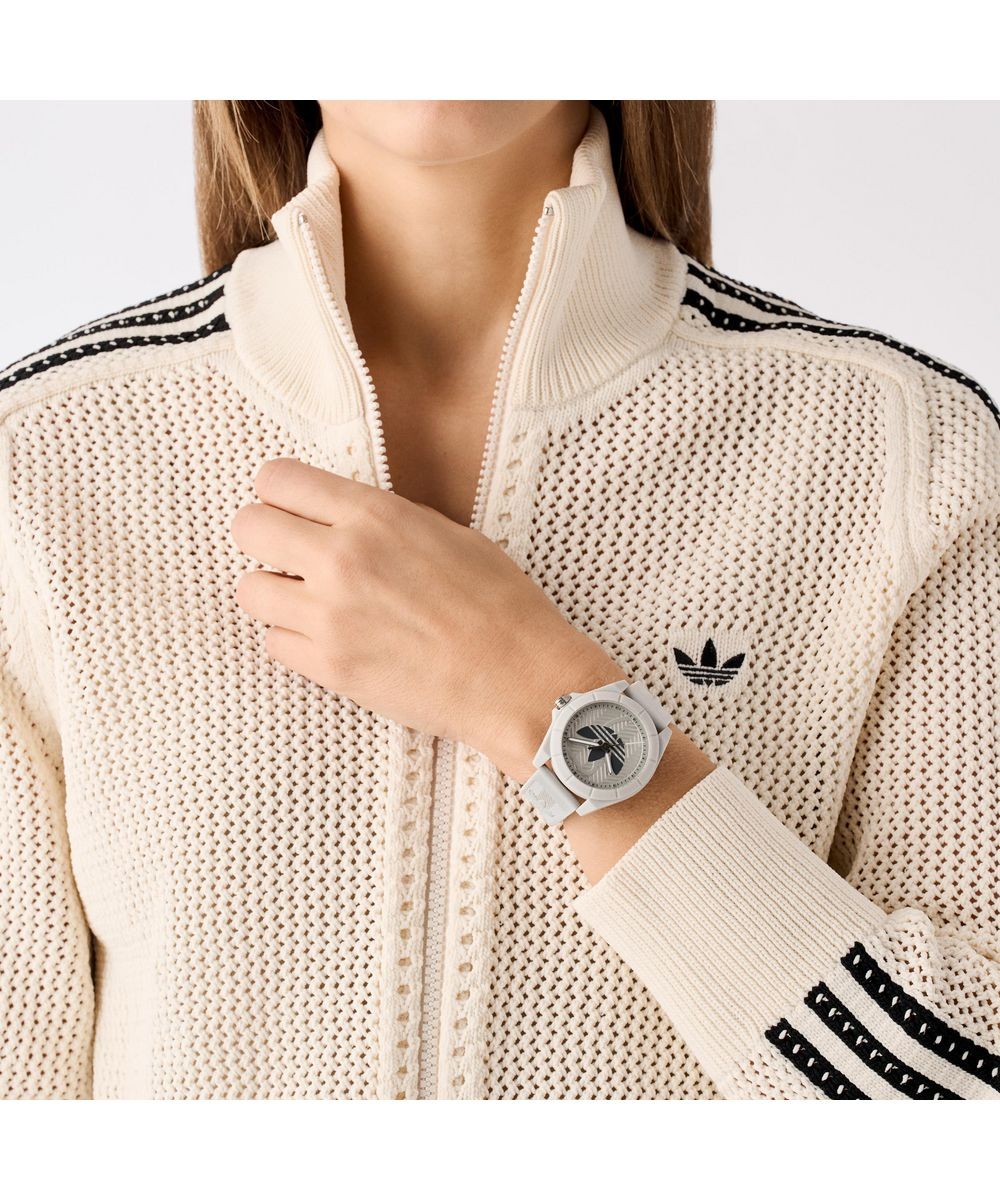 Adidas Originals Grey Unisexs Analogue Watch Project Four AOST25035