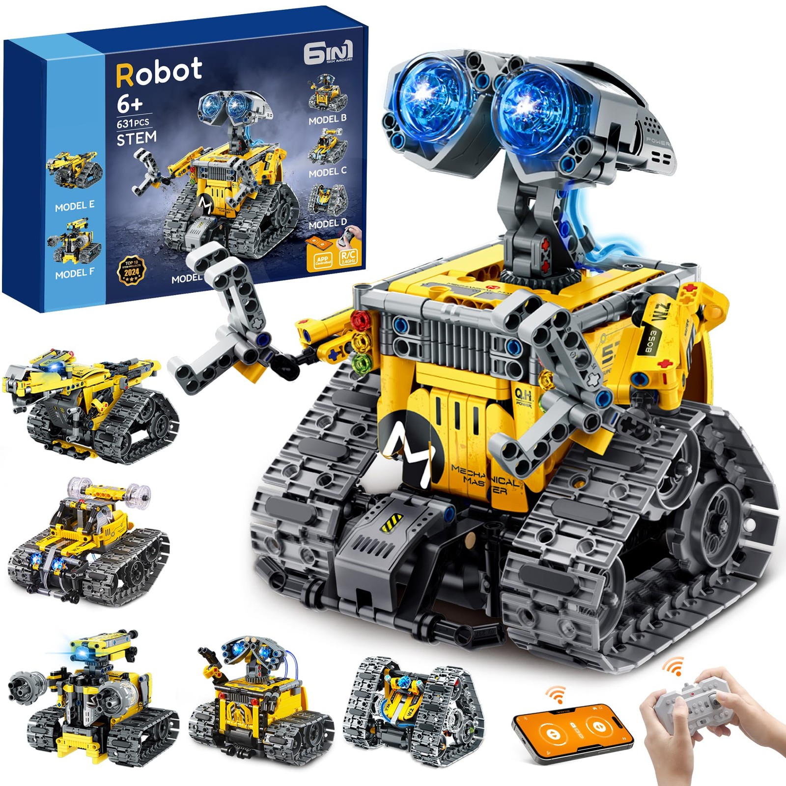 Robot pour enfants et garçons de 6 à 12 ans, le cadeau d'anniversaire idéal en kit technologique