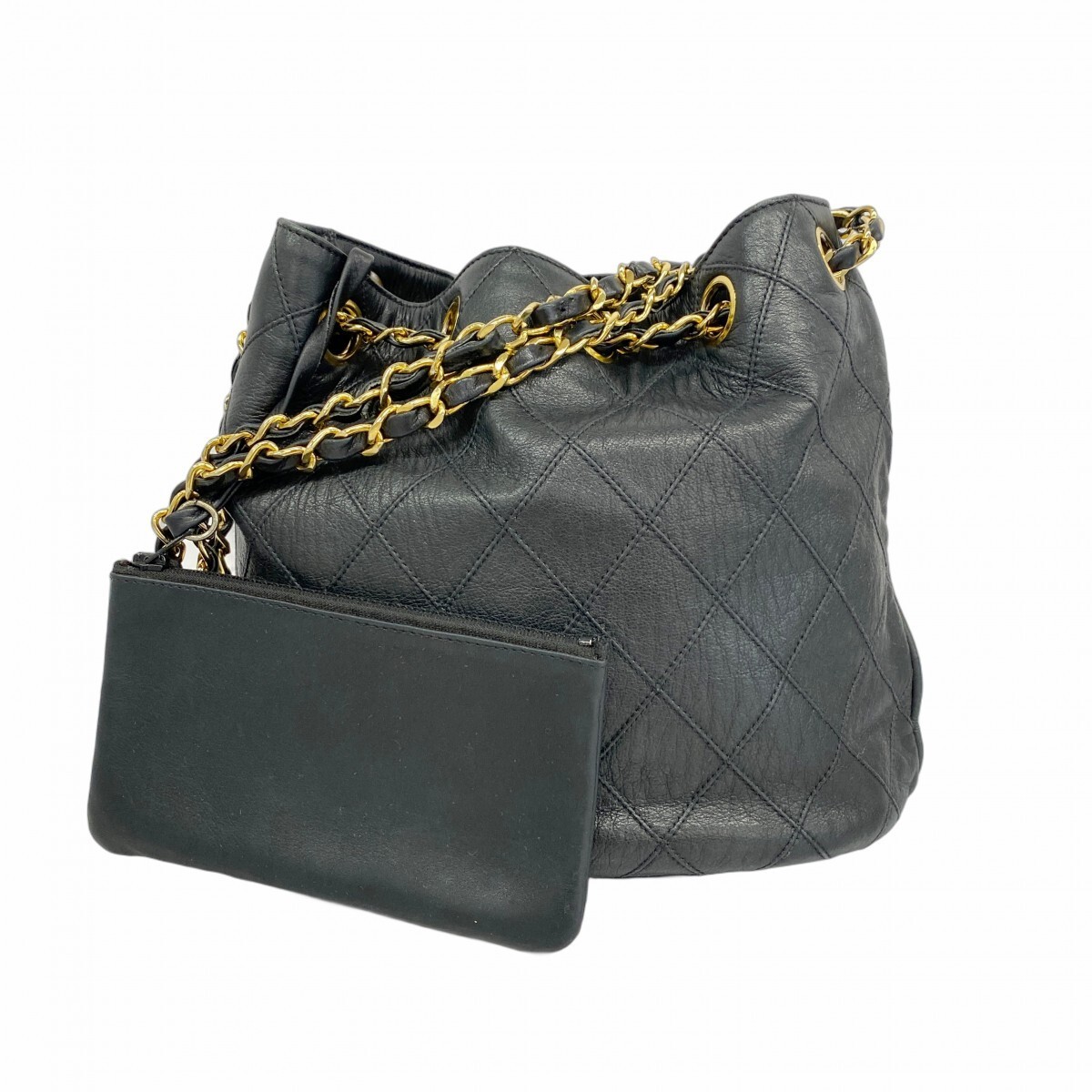 Chanel Bicolore Lambskin Shoulder Bag with Chain Strap 253737