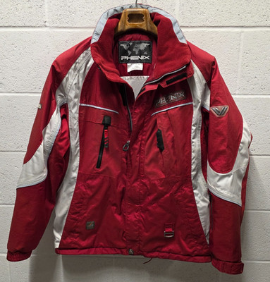 Phenix Diaplex men's Winter Ski jacket size 50 US M Medium Red FIS Insulated