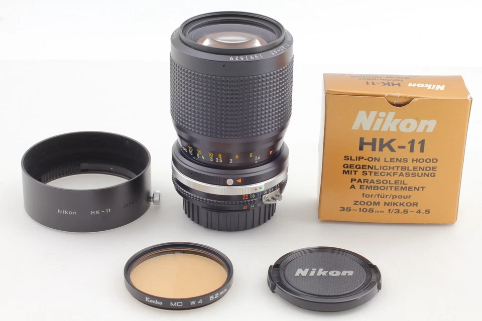 Hood HK-11 [MINT] Nikon Ai-s Zoom Nikkor 35-105mm f3.5-4.5 Macro Lens From JAPAN - Image 2 of 4