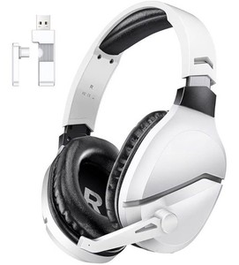 WolfLawS Casque de jeu sans fil Bluetooth casque avec micro PS5 PC Xbox