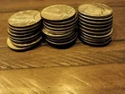 1965 - 1969 Kennedy Half Dollars 40% Silver Coins  Lot of 28  mixes years/mints