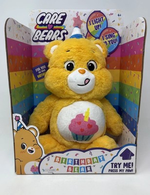 Care Bears Birthday Bear - I Light Up, I Sing to You - FREE Shipping - Brand NEW