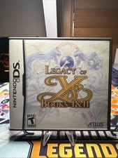 Legacy of Ys: Books I & II Nintendo DS, 2008: Case and Cartridge Only: No Manual