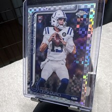 Topps 2025 Topps Chrome Riley Leonard Indianapolis Colts Rookie #318